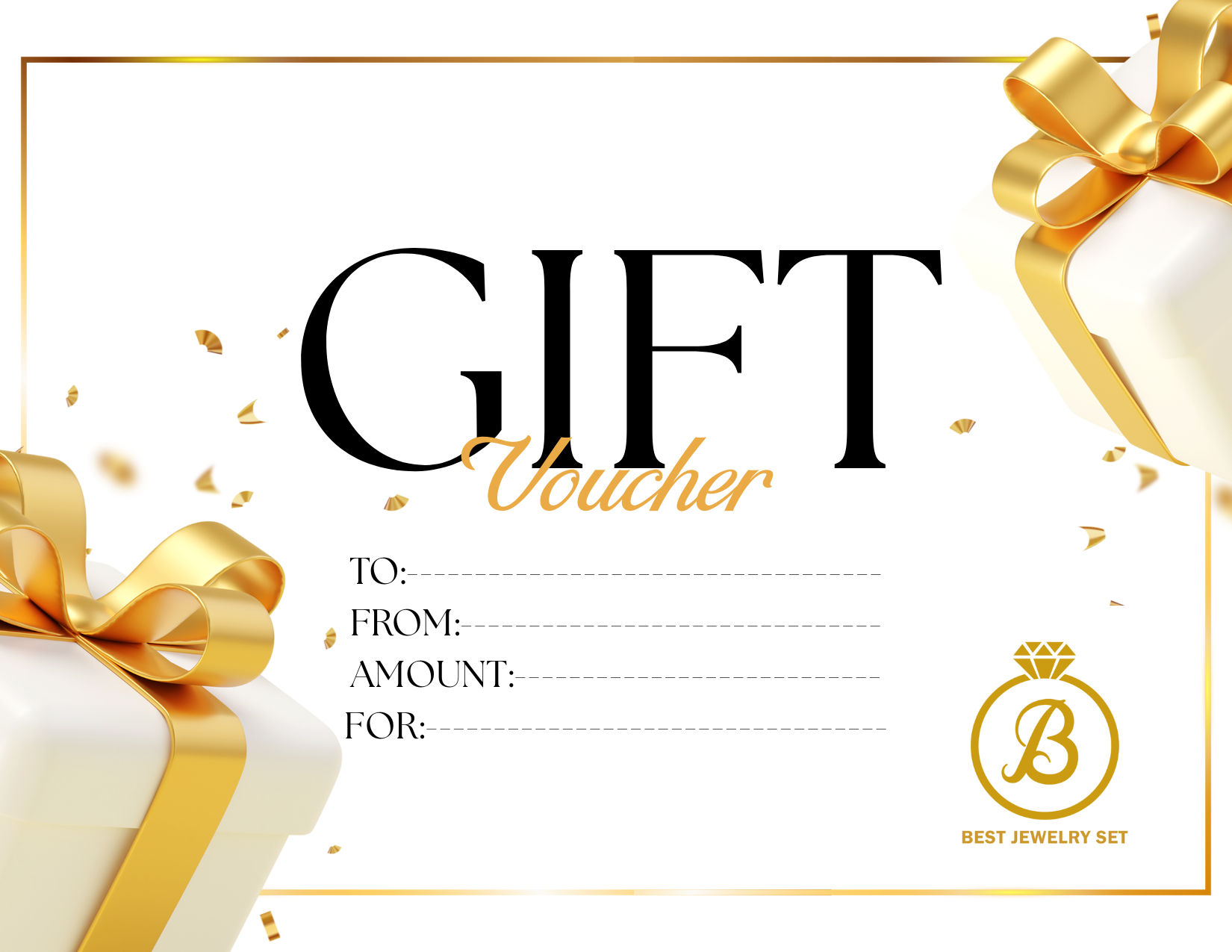 Best Jewelry Set Gift Card – Digital Gift Card for Jewelry Lovers