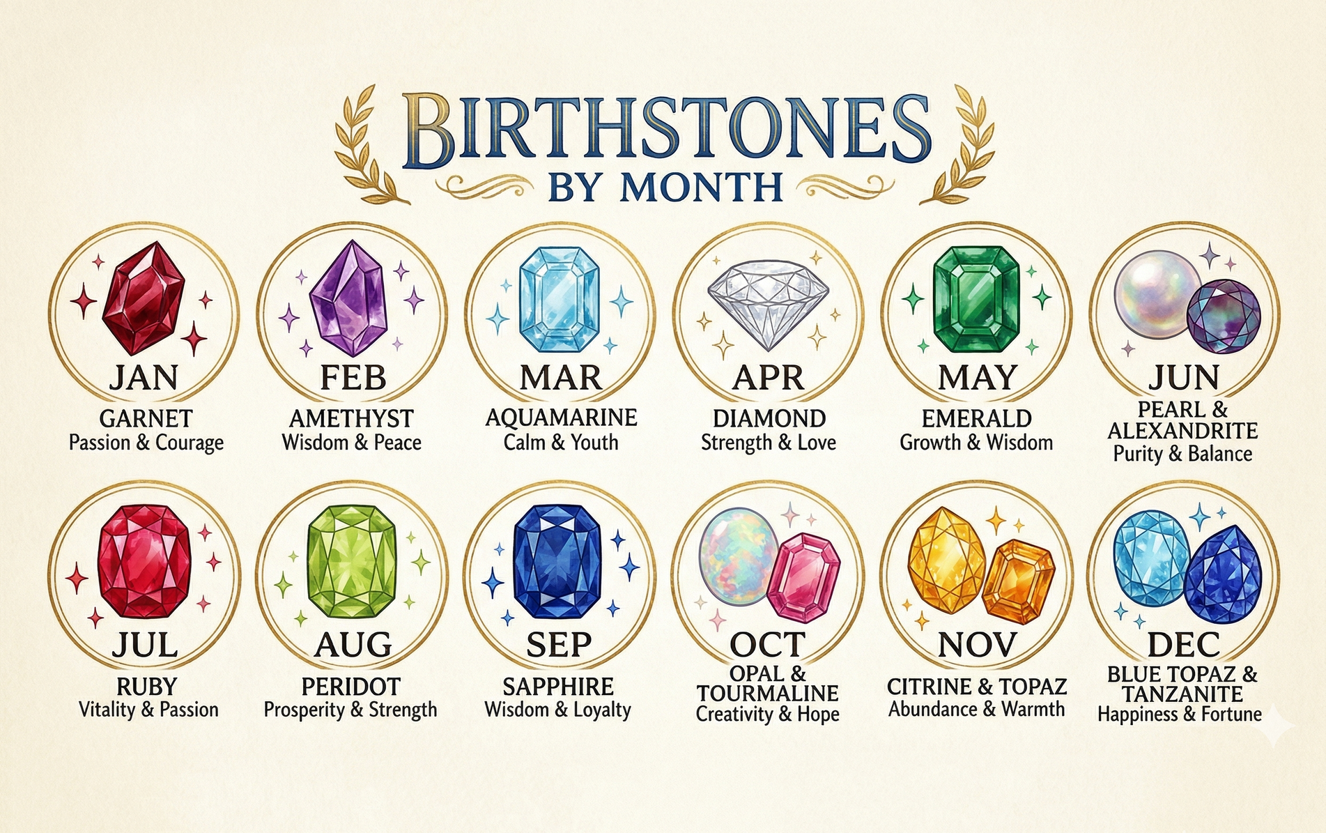 Discover Your Birthstone by Month: Meaning, Beauty & Significance