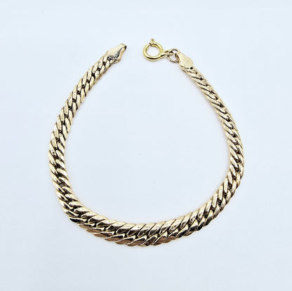 18K Yellow Gold Bracelet, 7.5 inches