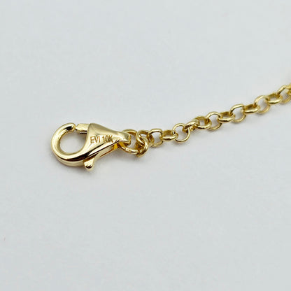 10K Solid Yellow Gold Beaded Bracelet, Ball Chain Bracelet, Minimalist Jewelry Gift
