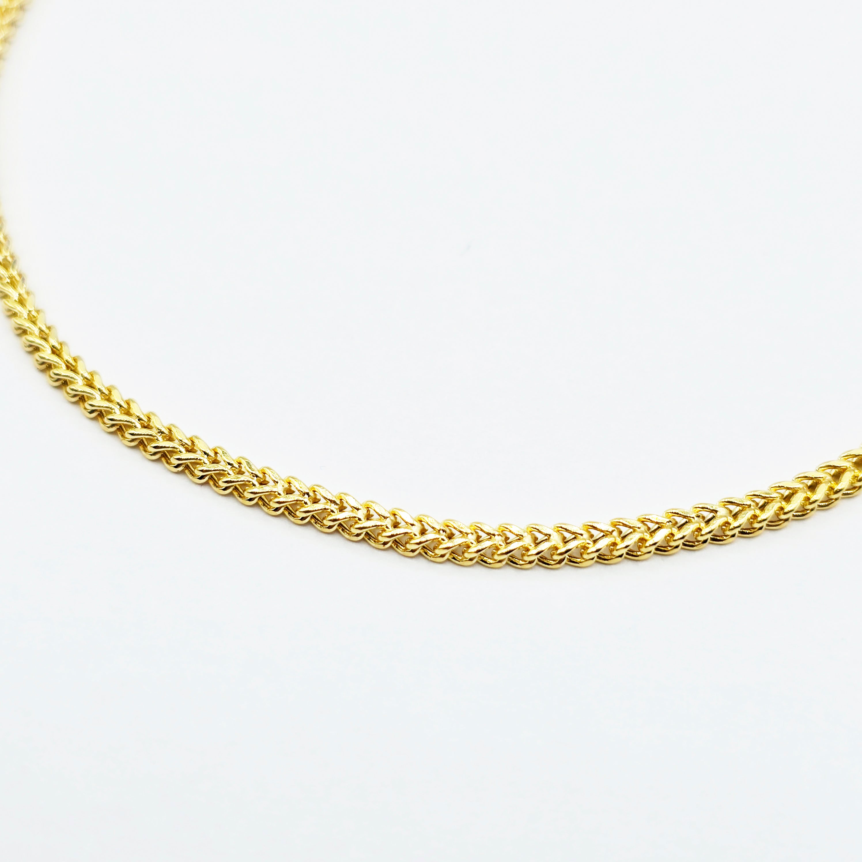 10K Solid Yellow Gold Wheat Chain Anklet, Real Gold Anklet Bracelet, Dainty Minimalist Gold Anklet for Women, Elegant Gold Ankle Bracelet