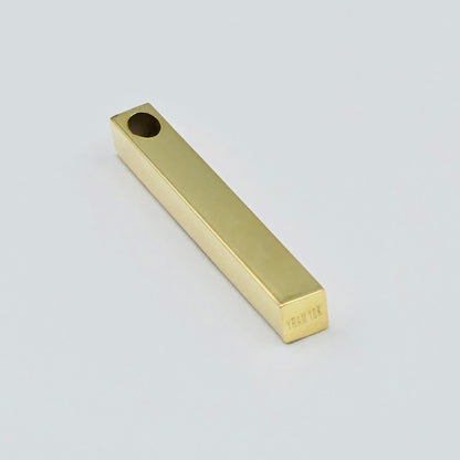 10K Yellow Gold Bar Pendant Necklace, Vertical Bar Pendant, Engravable Necklace, Engraved Vertical Custom Pendant, Personalized Jewelry