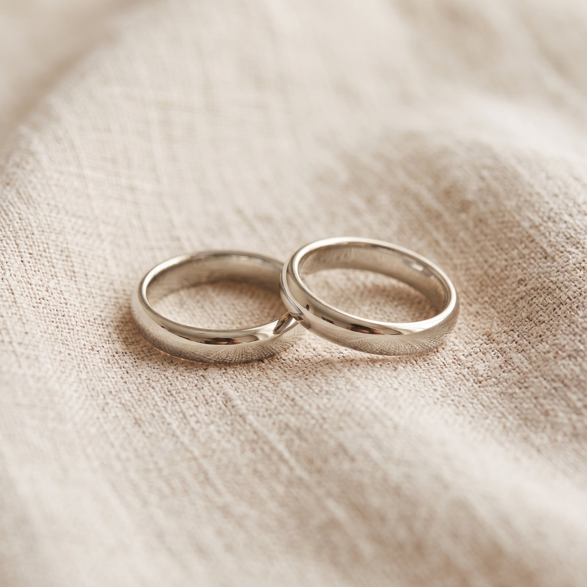 Solid Gold Wedding Band 4mm, Yellow or White Gold Wedding Ring, Engraved Wedding Band, Classic Gold Ring for Men & Women