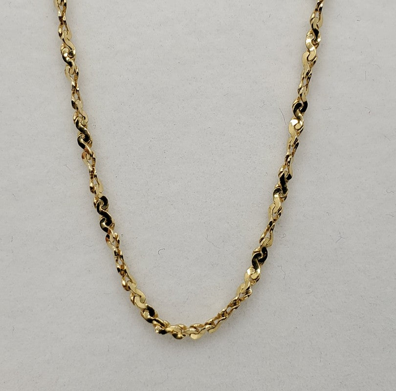 10K Yellow Gold Twisted Serpentine Chain (1.5 mm)?