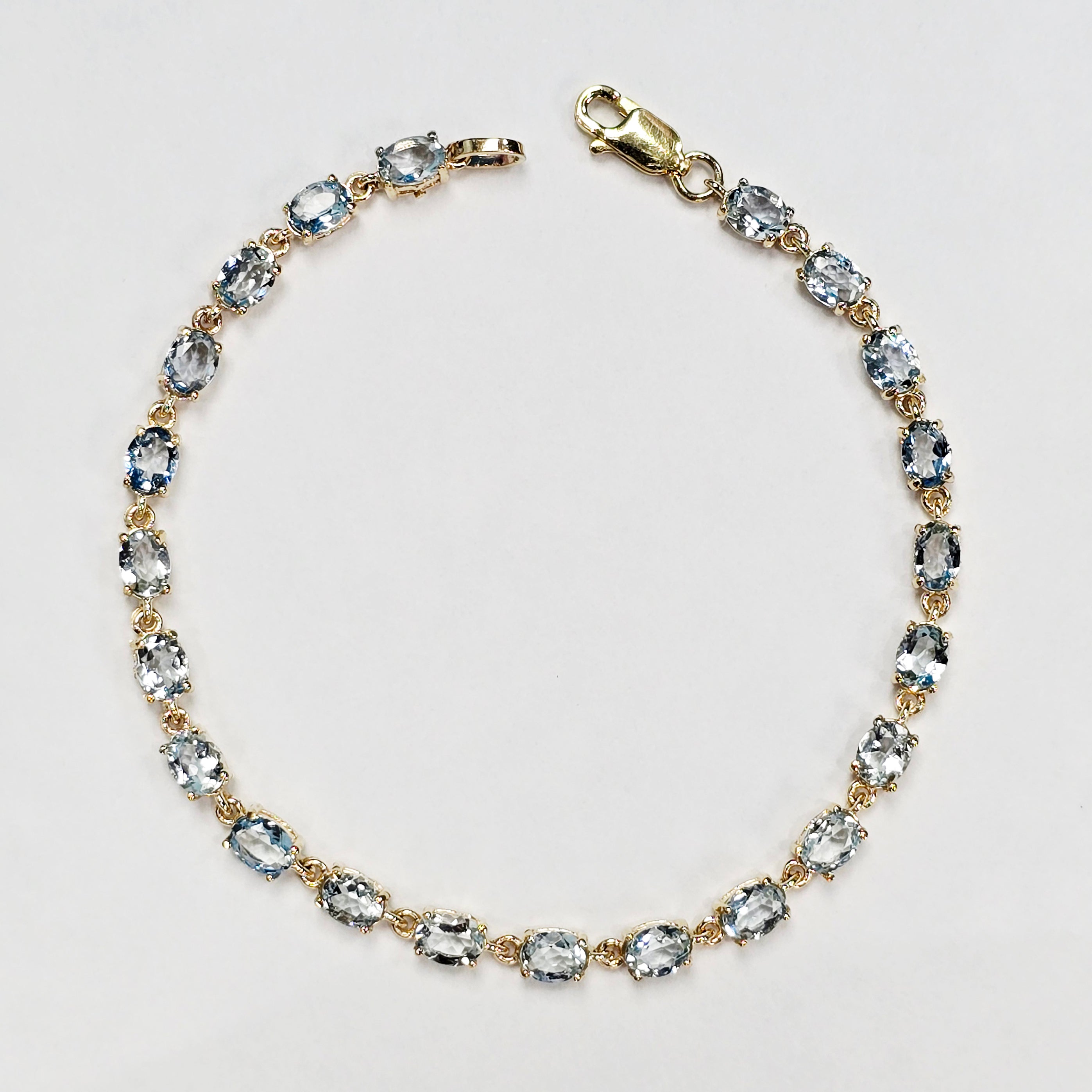 Elegant Solid Gold Bracelet with Genuine Gemstones, Gold jewelry Bracelet, Luxury Gemstone Bracelet, Bracelet for Women