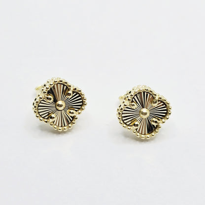 10K Yellow Gold Set of Earrings and Necklace For Women