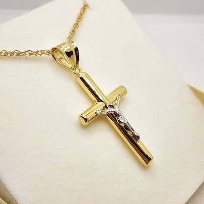 Gold Cross Pendant | 10K Yellow Gold Cross Pendant