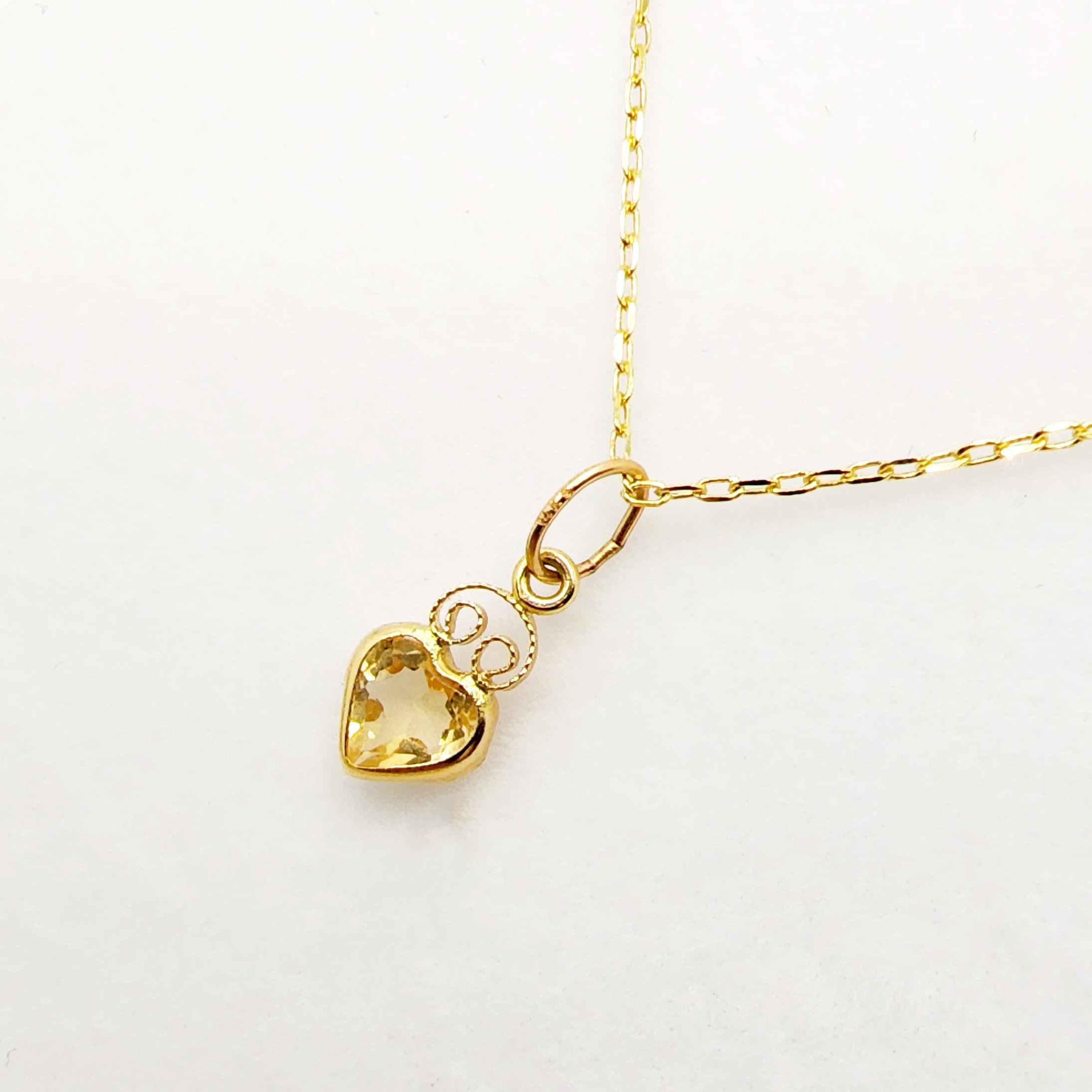 Citrine Pendant | 14K Yellow Gold Genuine Citrine 0.45ct Pendant