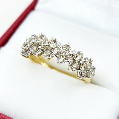 Diamond Ring For Women, Wedding Diamond Ring, 10kt Yellow Gold Ring with Diamonds 1.00ct, Women Ring, Promise Ring, Anniversary Ring