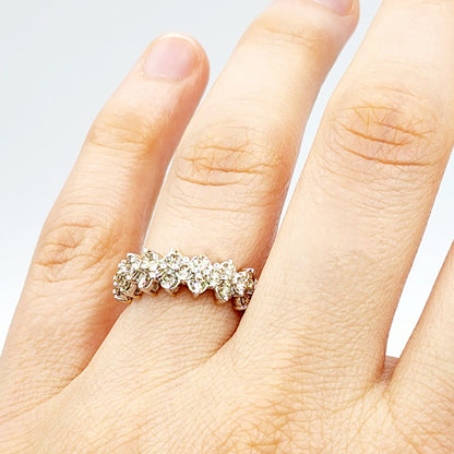 Diamond Ring For Women, Wedding Diamond Ring, 10kt Yellow Gold Ring with Diamonds 1.00ct, Women Ring, Promise Ring, Anniversary Ring