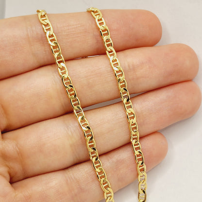 Gold Anchor Anklet, Foot Jewelry with Anchor Symbol, Nautical Dainty Foot Ankle Chain Bracelet, Anklet For Women,10k Yellow Gold Foot Anklet