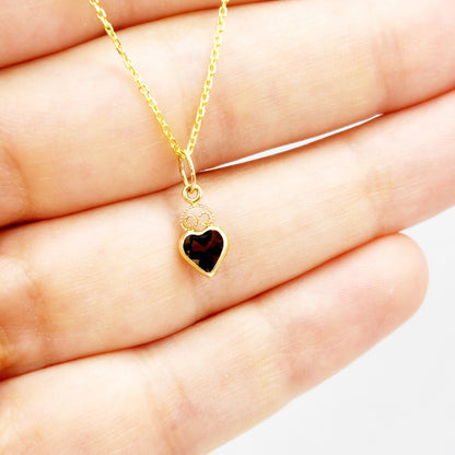 Smoky Topaz Pendant | 14K Yellow Gold Genuine Smoky Topaz 5x5mm Pendant