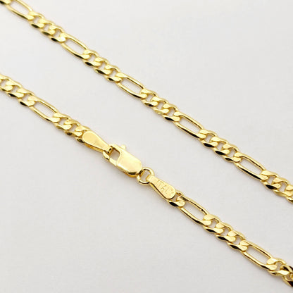 Dainty Gold Anklet, 10K Yellow Gold Figaro Ankle Bracelet, Foot Jewelry, Chain Anklet, Gold Chain Anklet, Anklet For Women, Gift For Her