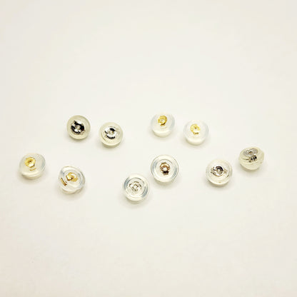 Silicone Backs Stud Earrings,  Gold and Silver Earrings Backs, Silicone Ear Stud Back Stoppers, Earring Clutches, Hypo Allergenic