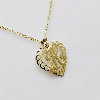 Gold Letter Pendant Necklace, 10K Yellow Gold Letter H Pendant, Dainty Gold Letter Necklace, Gift for Her, Birthday Gift