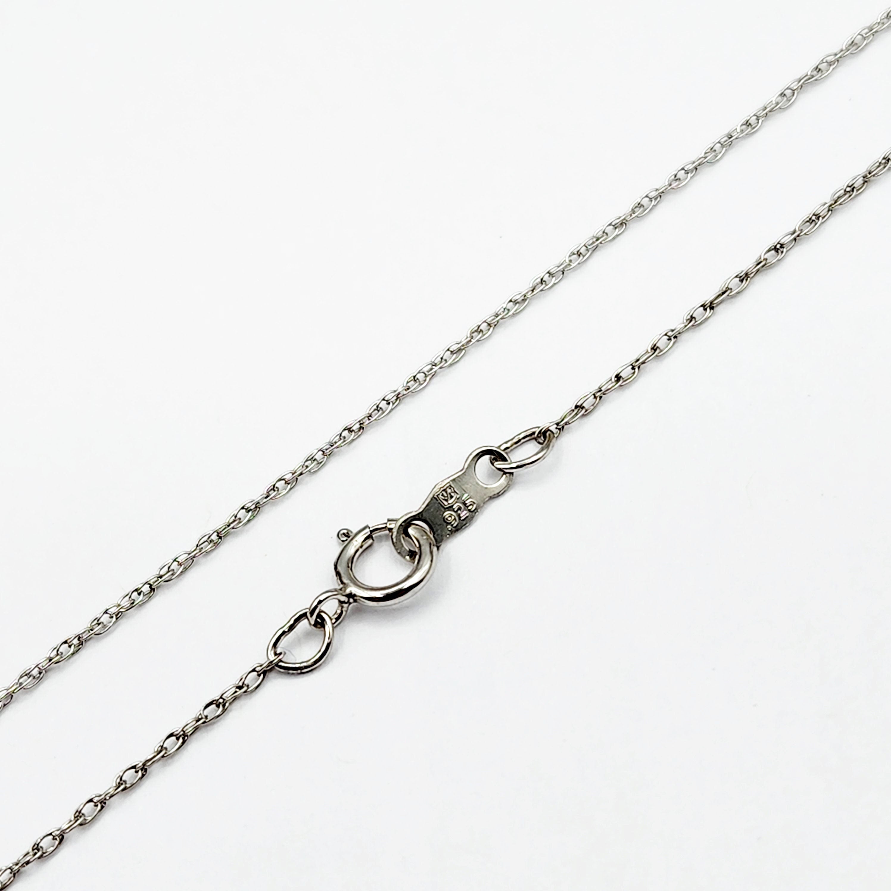 Silver Heart Necklace, 925 Sterling Silver Diamond Heart-Shaped Pendant with Chain , Necklace for Girls, Diamond Heart Pendant for Women