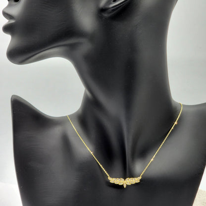 10K Yellow Gold Pendant With Chain, Graduation Gift, Anniversary Gift, Modern Gold Pendant, Christmas Gifts for Her
