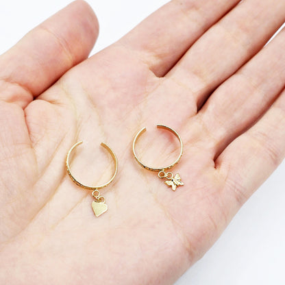 14K Yellow Gold  Toe Ring, Solid Gold Toe Ring, Minimalist Gold Toe Ring, Classic Adjustable Toe Ring, Luxury Toe Ring, Gift for Her