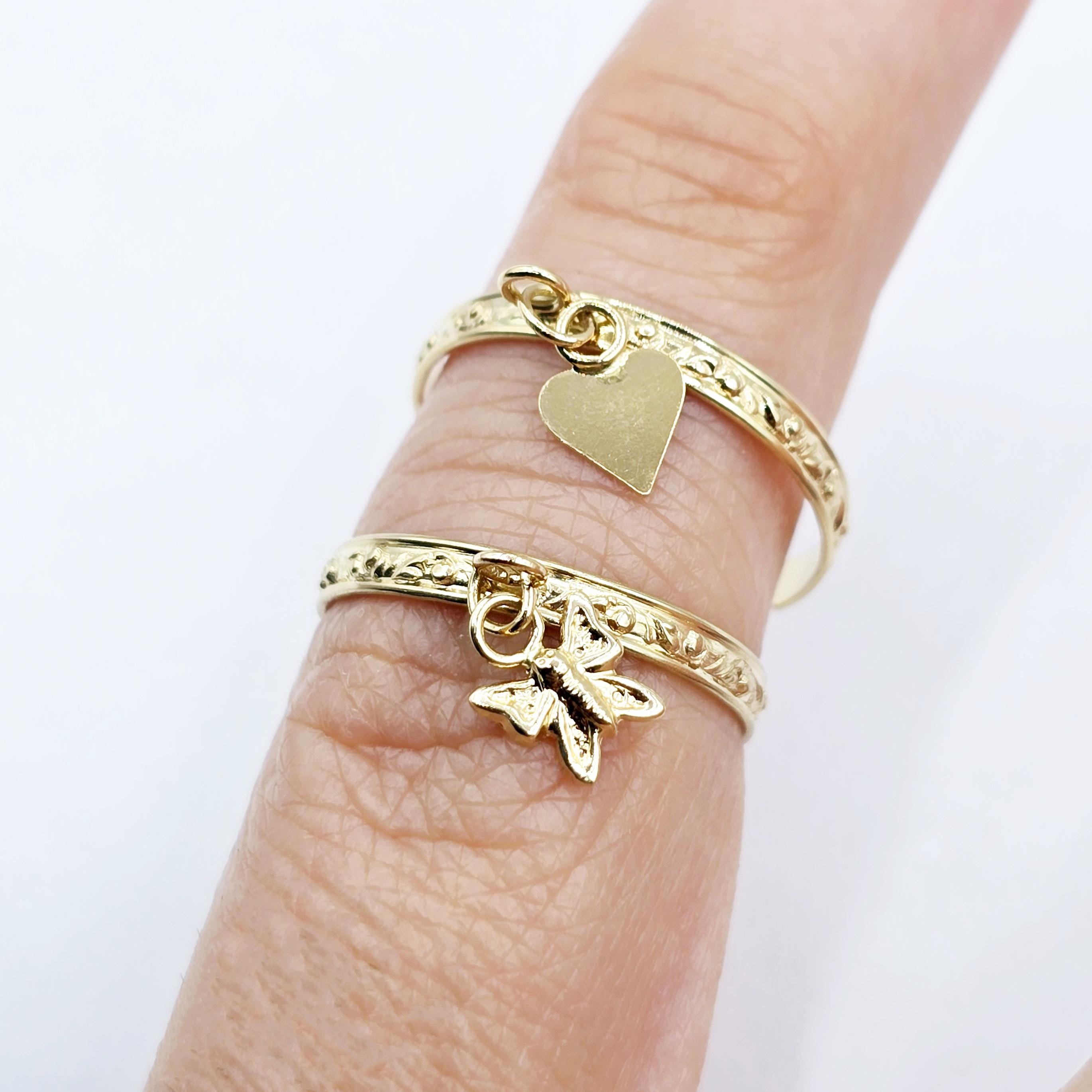 14K Yellow Gold  Toe Ring, Solid Gold Toe Ring, Minimalist Gold Toe Ring, Classic Adjustable Toe Ring, Luxury Toe Ring, Gift for Her