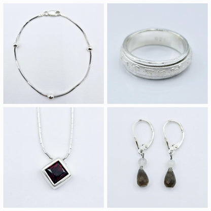 Christmas Advent Calendar, Holiday Gift Box, Jewelry Christmas Gift, Solid Gold and Silver Jewelry, 24 Day Christmas Advent Calendar