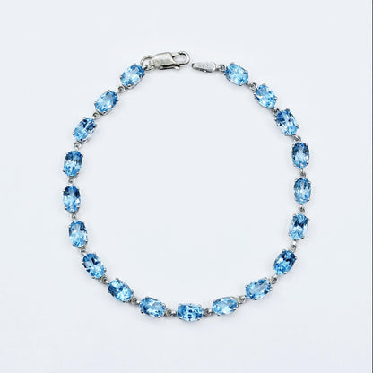 Elegant Solid Gold Bracelet with Genuine Gemstones, Gold jewelry Bracelet, Luxury Gemstone Bracelet, Bracelet for Women