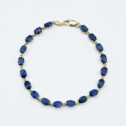 Elegant Solid Gold Bracelet with Genuine Gemstones, Gold jewelry Bracelet, Luxury Gemstone Bracelet, Bracelet for Women