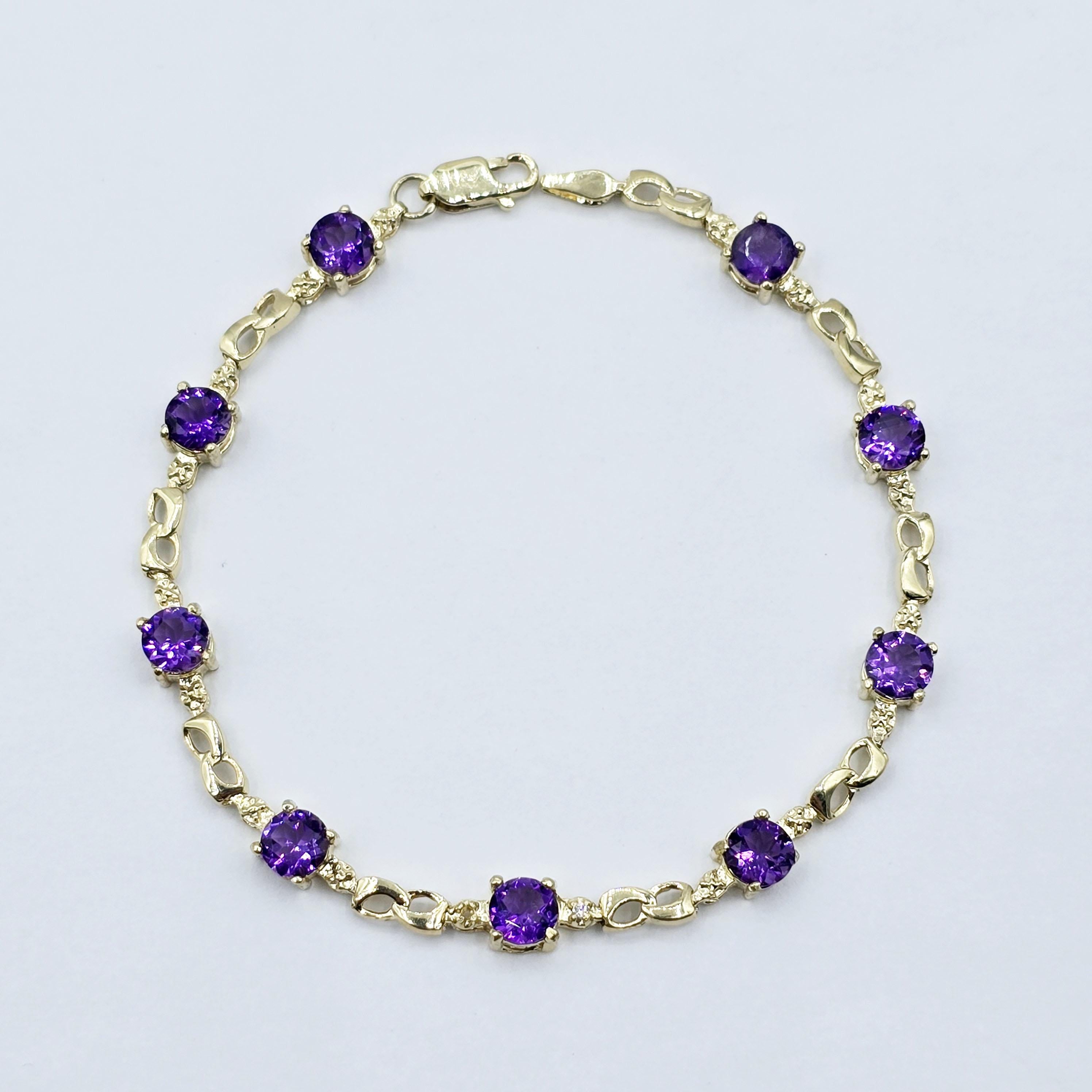 Elegant Solid Gold Bracelet with Genuine Gemstones, Gold jewelry Bracelet, Luxury Gemstone Bracelet, Bracelet for Women