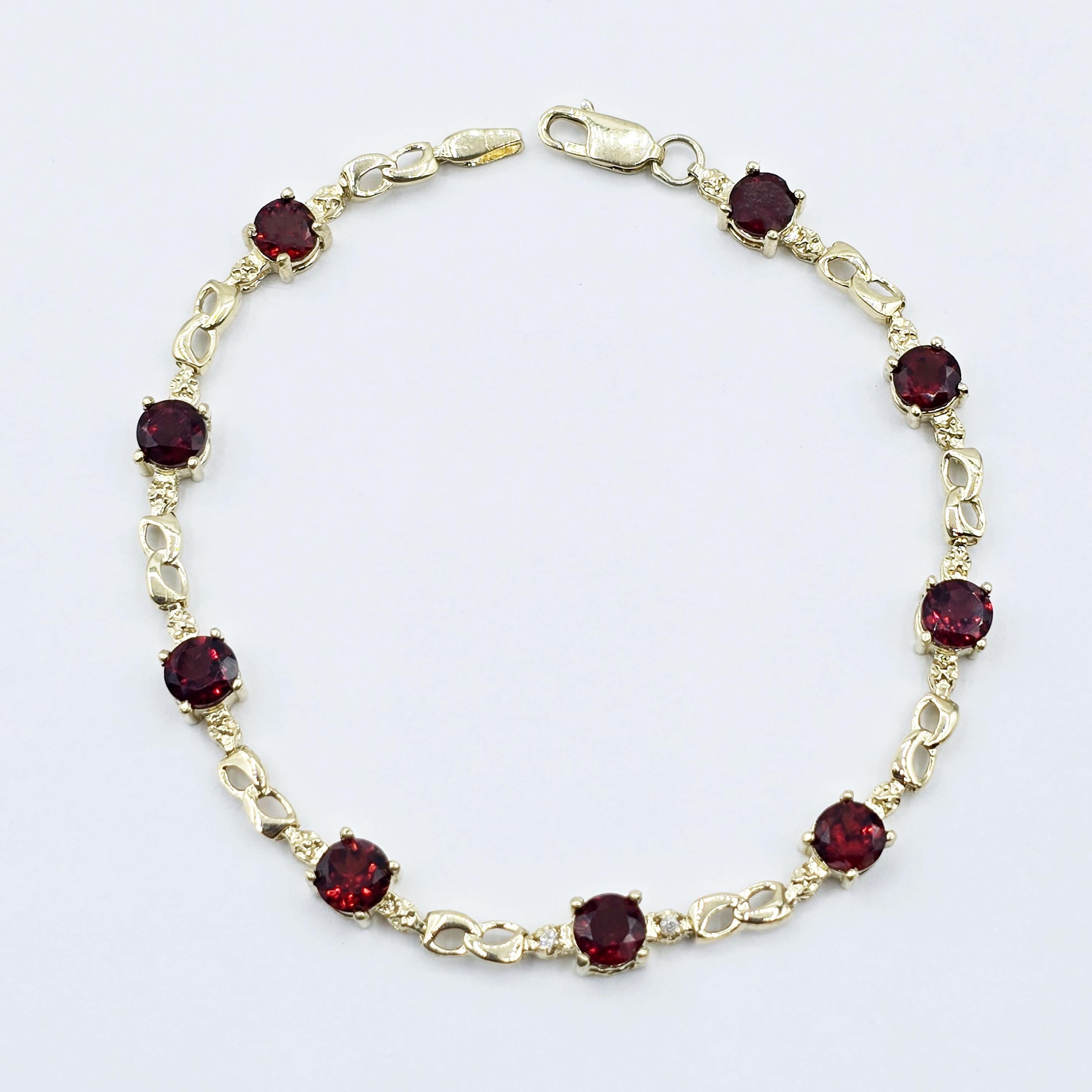 Elegant Solid Gold Bracelet with Genuine Gemstones, Gold jewelry Bracelet, Luxury Gemstone Bracelet, Bracelet for Women