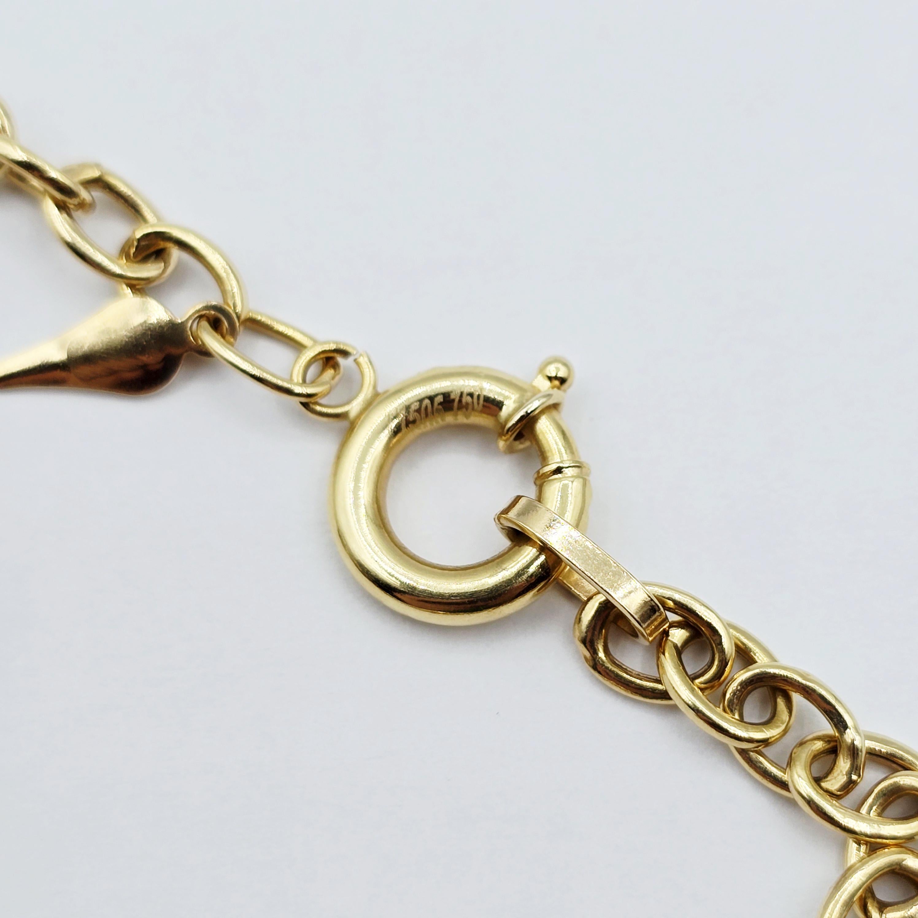 18K Gold Oval Link Bracelet: Solid Gold Chain, Fine Jewelry Gift
