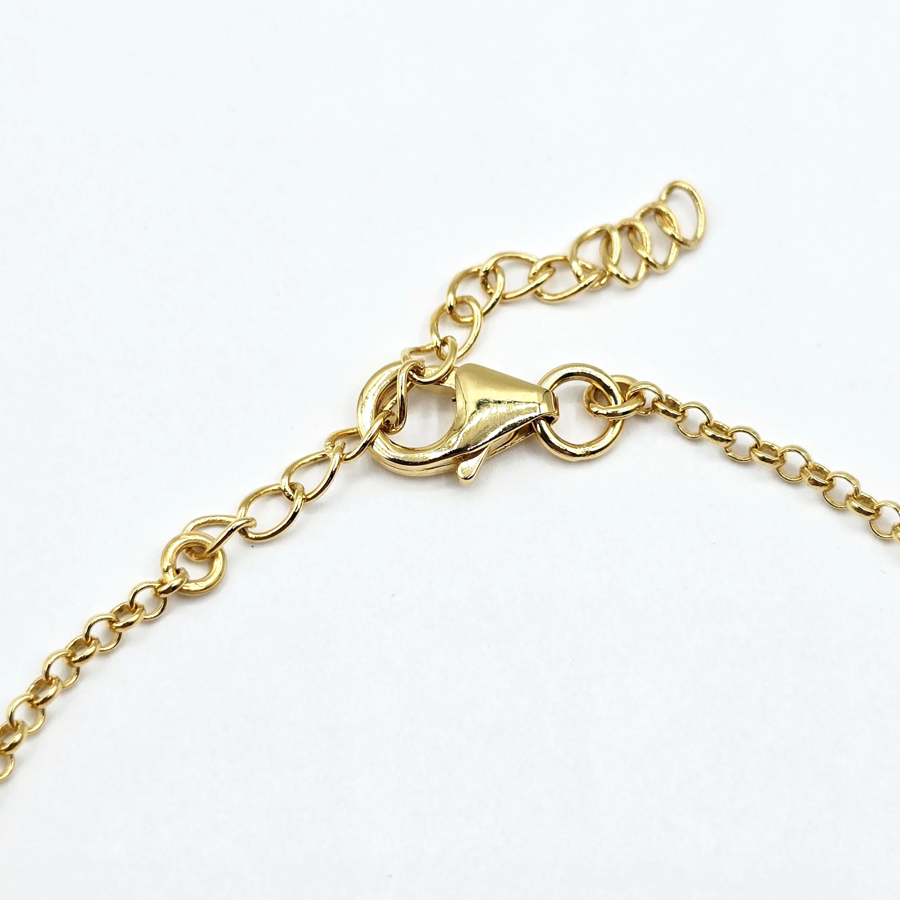 Gold Plated Sterling Silver CZ Bracelet, Dainty Adjustable Chain, Love Gift for Her