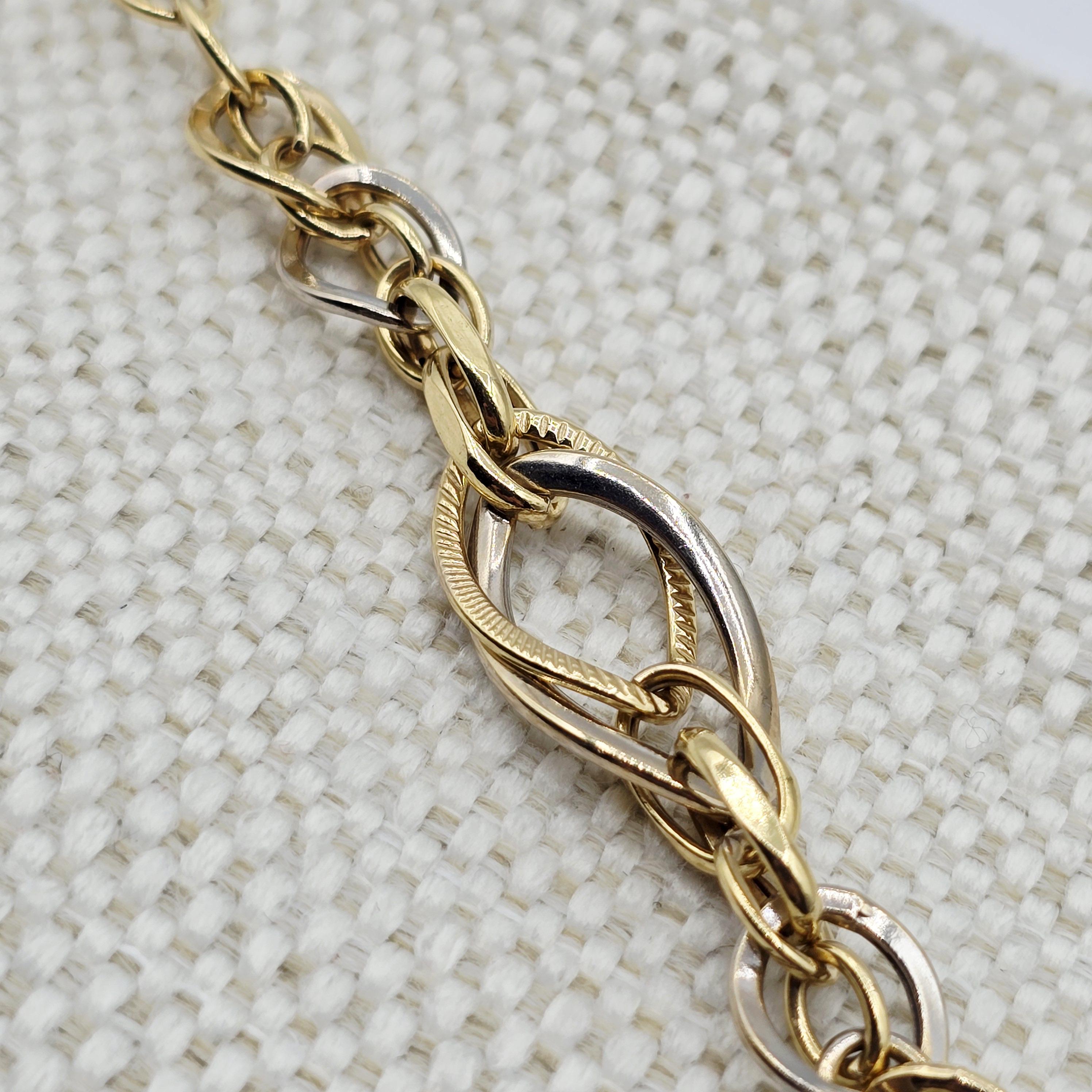 18K Gold Oval Link Bracelet: Solid Gold Chain, Fine Jewelry Gift