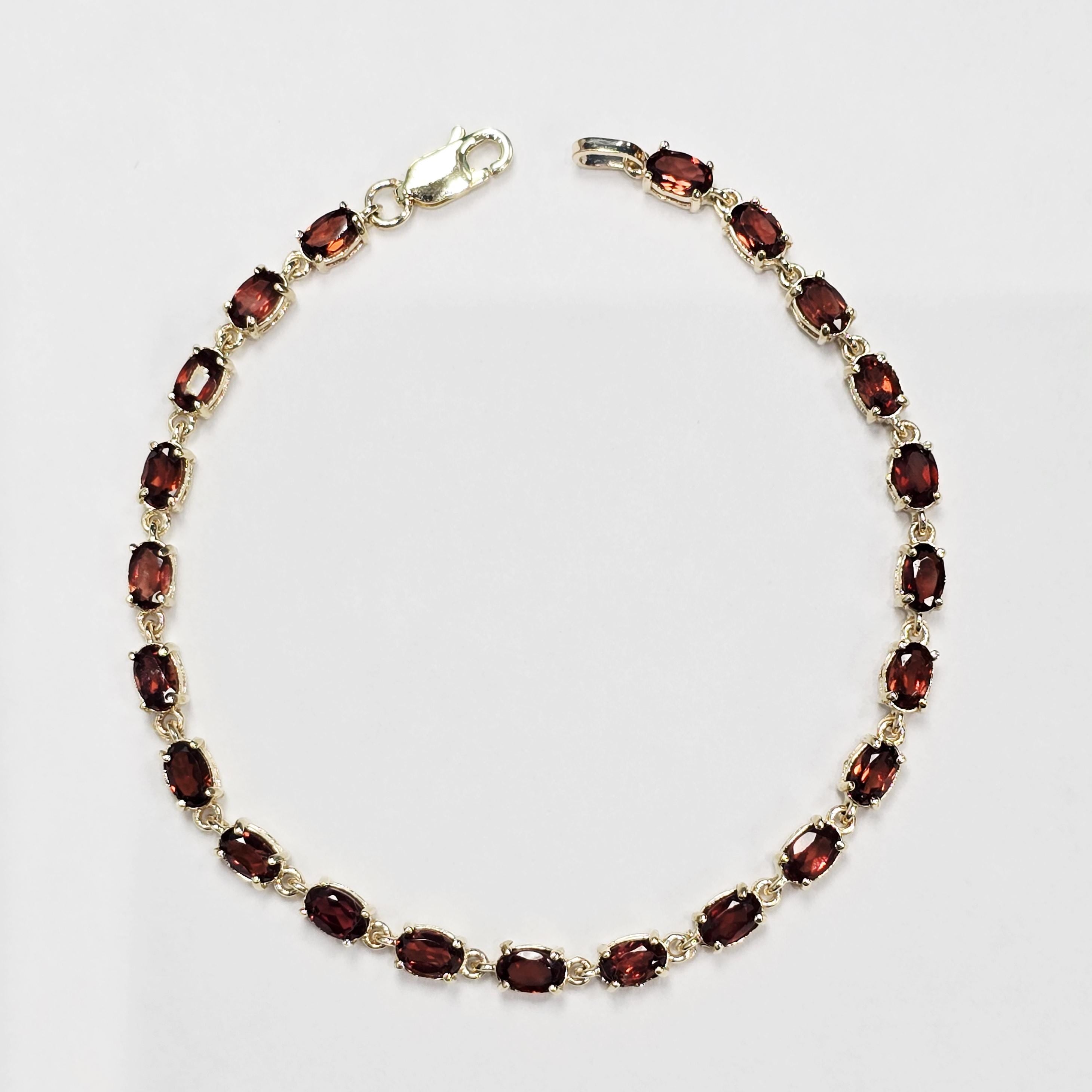 10K Gold Gemstone Bracelet, Natural Multi-Gemstone, Handmade in Canada, Luxury Jewelry Gift