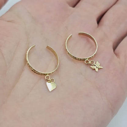 14K Yellow Gold  Toe Ring, Solid Gold Toe Ring, Minimalist Gold Toe Ring, Classic Adjustable Toe Ring, Luxury Toe Ring, Gift for Her
